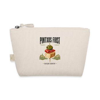 Pintxos First Basque Country Bilbao Travel Souveni - Organic Pouch - nature - Front
