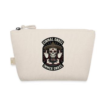Sugar Skull Mittelfinger Sombrero - Bio-Täschchen - Natur - Vorne