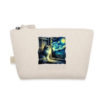 Ragdoll Cat Starry Night - Organic Pouch - nature - Front
