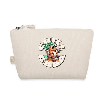 Chill Capybara - Organic Pouch - nature - Front