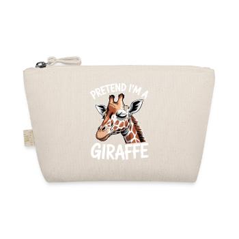 Giraffe Sayings Giraffes Funny Giraffe Gift - Organic Pouch - nature - Front