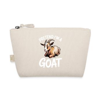 Goat Sayings Goat Funny Goat Gift - Organic Pouch - nature - Front