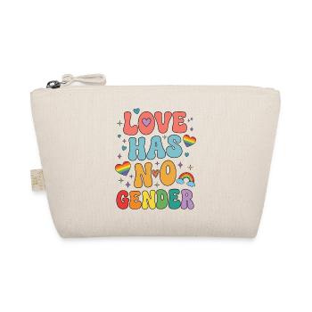 Pride Month LGBTQ - Love Has No Gender - Organic Pouch - nature - Front