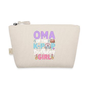 Oma de la fille d’anniversaire K-Pop - Trousse biologique - nature - Devant