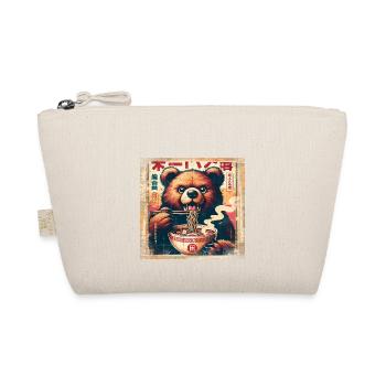 Style affiche vintage de ramen Bear - Trousse biologique - nature - Devant