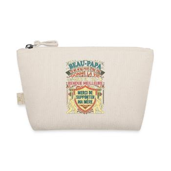 Cadeau Beau-papa Drôle Vintage Fête des Pères - Trousse biologique - nature - Devant