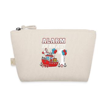 Alarm Ich Bin Jetzt 1 Feuerwehr Geburtstag - Bio-Täschchen - Natur - Vorne