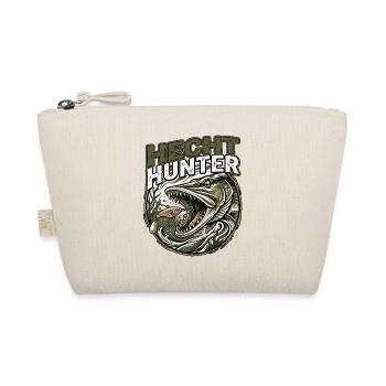Hecht Angler - Bio-Täschchen - Natur - Vorne