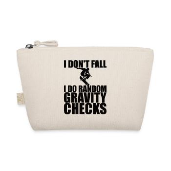I Don't Fall I Do Random Gravity Checks - Organic Pouch - nature - Front