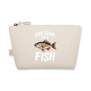 Pisces Sayings Fish Funny Pisces Gift - Organic Pouch - nature - Front