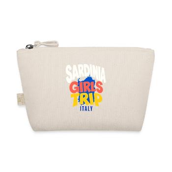 Sardinia Girls Trip Italy Vacation Squad Travel Id - Organic Pouch - nature - Front