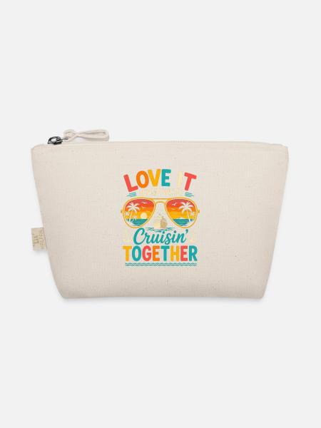 I Love It When We're Cruisin Together Retro Vintag - Organic Pouch - nature
