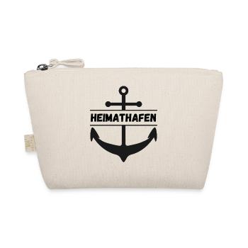Heimathafen mit Anker - Bio-Täschchen - Natur - Vorne