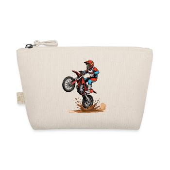 Saut en motocross dans la boue - Trousse biologique - nature - Devant