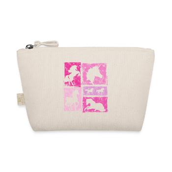 Einhorn Perspektiven – Vintage-Stil Mit Sternen - Bio-Täschchen - Natur - Vorne