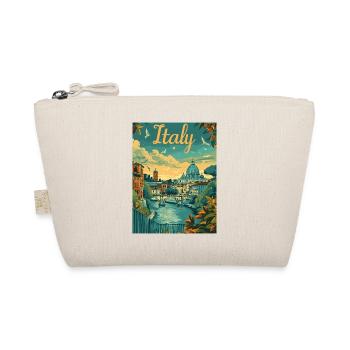 Italy Panorama on the Tiber - Organic Pouch - nature - Front