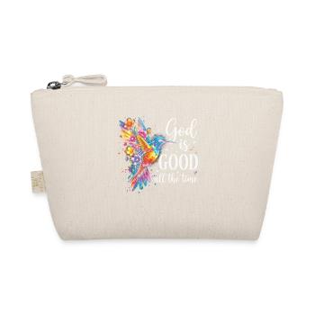 God Is Good All The Time Christian - Organic Pouch - nature - Front