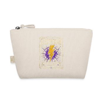 Funny Electrician Quote Retro Workshop Design - Organic Pouch - nature - Front