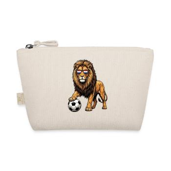 Football Cool Lion Drapeau des Pays-Bas - Trousse biologique - nature - Devant