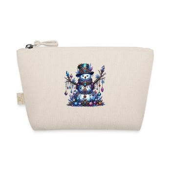 Crystal Snowman Jewelry Magic - Organic Pouch - nature - Front