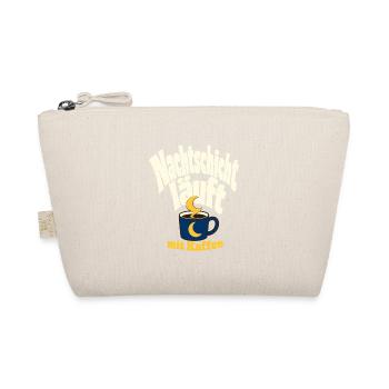 Nachtschicht laeuft mit Kaffee Krankenpfleger Humo - Organic Pouch - nature - Front