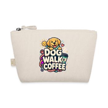 DOG WALK COFFEE Hund - Bio-Täschchen - Natur - Vorne