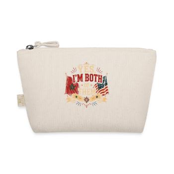 Both: USA and Morocco identity - Organic Pouch - nature - Front