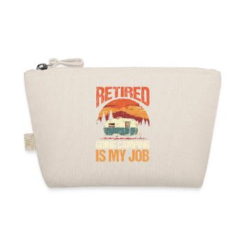 Camping Retired Camp Pensioner Forest Camper - Organic Pouch - nature - Front