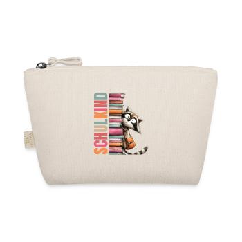 School Child Raccoon School Enrollment - Organic Pouch - nature - Front
