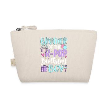 Frère du garçon anniversaire K-Pop - Trousse biologique - nature - Devant