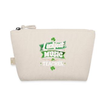 Happy Music Teacher Design - Organic Pouch - nature - Front