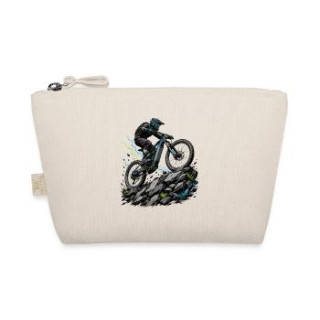 MTB Rocks Trials Biker Blitz Downhill Enduro Rock - Organic Pouch - nature - Front