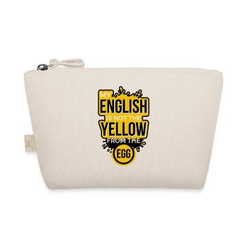 Denglisch Yellow Egg - Bio-Täschchen - Natur - Vorne