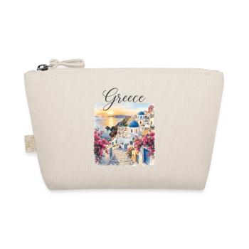 Idylle côtier grec avec dômes bleus - Trousse biologique - nature - Devant