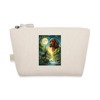 Hurlant au chien de la Lune American Water Spaniel - Trousse biologique - nature - Devant