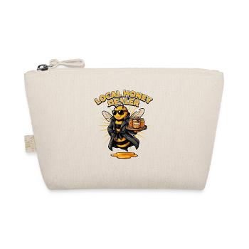 Local Honey Dealer Funny Bee Beekeeper Honey - Organic Pouch - nature - Front