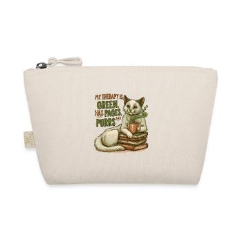 Lecteur de t-shirts cadeaux Cats & Matcha Therapy - Trousse biologique - nature - Devant