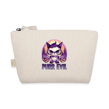 Cute Kawaii Cat Halloween Motif | Anime Chibi - Organic Pouch - nature - Front