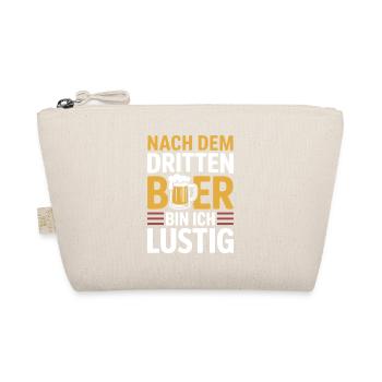 Bier Nach Dem Dritten Bier Lustig JGA Party Malle - Bio-Täschchen - Natur - Vorne
