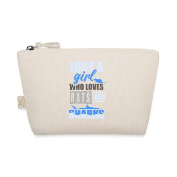 Simplement une fille qui adore les rats et les requins - Trousse biologique - nature - Devant