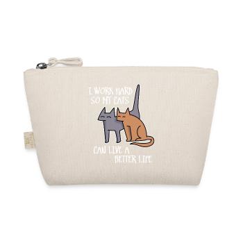 Je travaille dur pour que mes chats puissent vivre une vie meilleure - Trousse biologique - nature - Devant