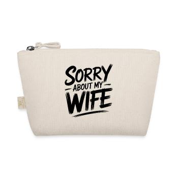 Désolé pour ma femme - Cadeau pour mon mari qui dit - Trousse biologique - nature - Devant