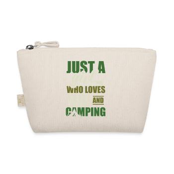 Just a girl who loves rats and camping - Organic Pouch - nature - Front