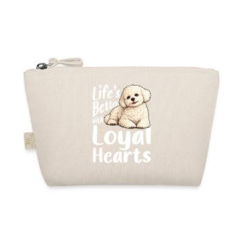 Bichon Frise Dog Breed - Bio-Täschchen - Natur - Vorne