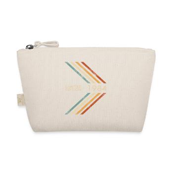 1984 Limited Edition Birthday Men's Women's Retro - Organic Pouch - nature - Front