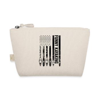 Kayak Kayakiste du drapeau américain - Trousse biologique - nature - Devant