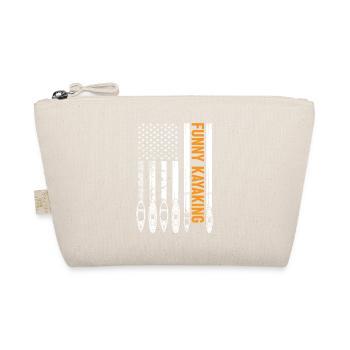 Canoé, kayak, kayak Drapeau américain - Trousse biologique - nature - Devant