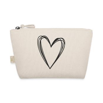 Cœur – Symbole d’amour et de connexion - Trousse biologique - nature - Devant