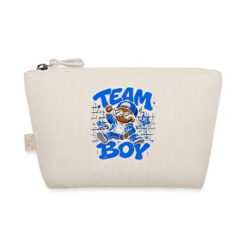 Team Boy Révélation Genre Garçon Bébé Cadeau - Trousse biologique - nature - Devant