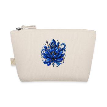 Ornement de pierre précieuse de lotus azur - Trousse biologique - nature - Devant